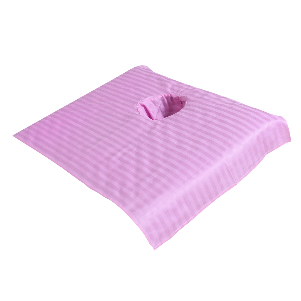 Spa Massage Bed Face Hole Cover Sheet 20x32inch 7 Colors Available