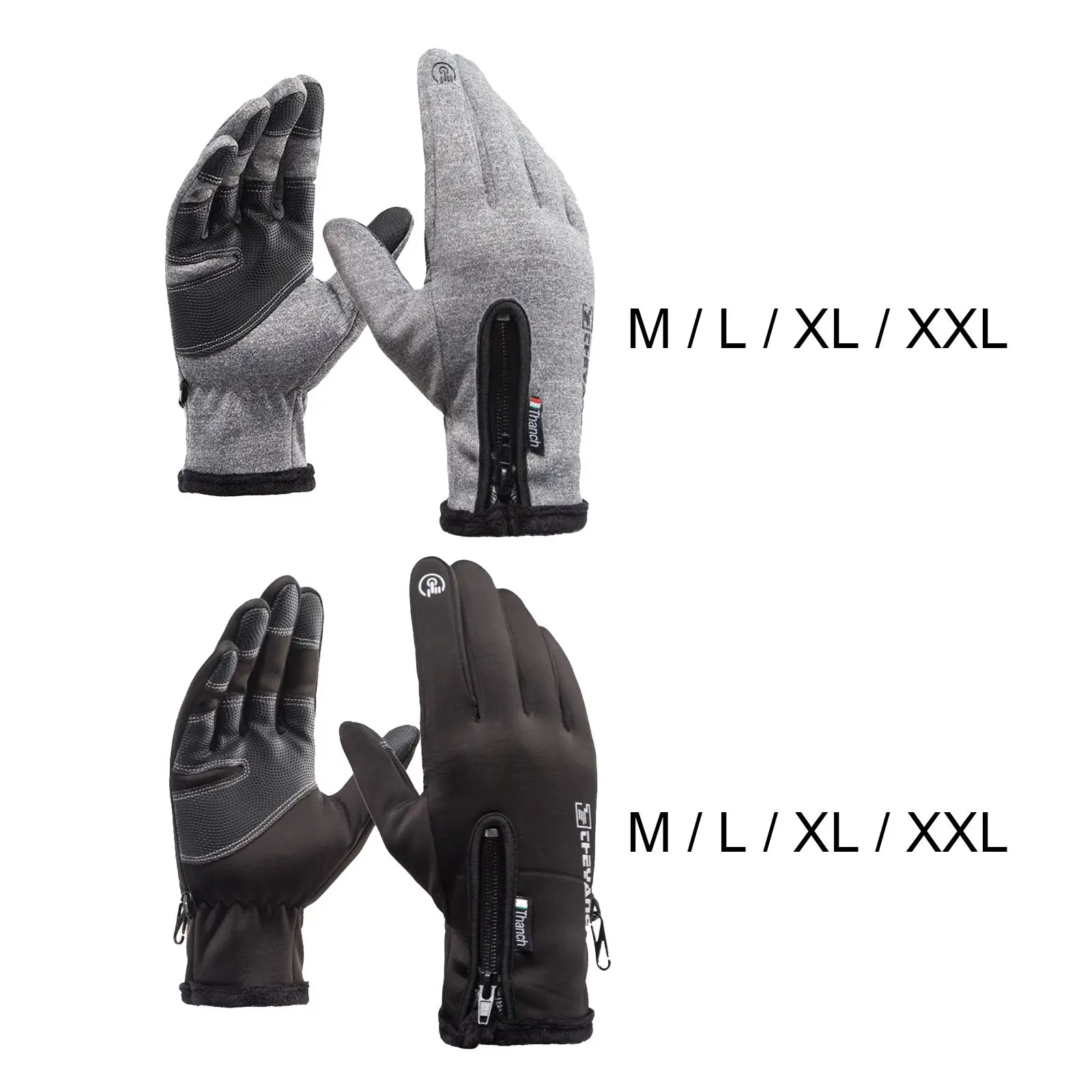 Windproof Cycling Gloves Touch Screen Riding Bike Bicycle Gloves Thermal Warm Motorcycle Winter Bike Motorcycle Gloves