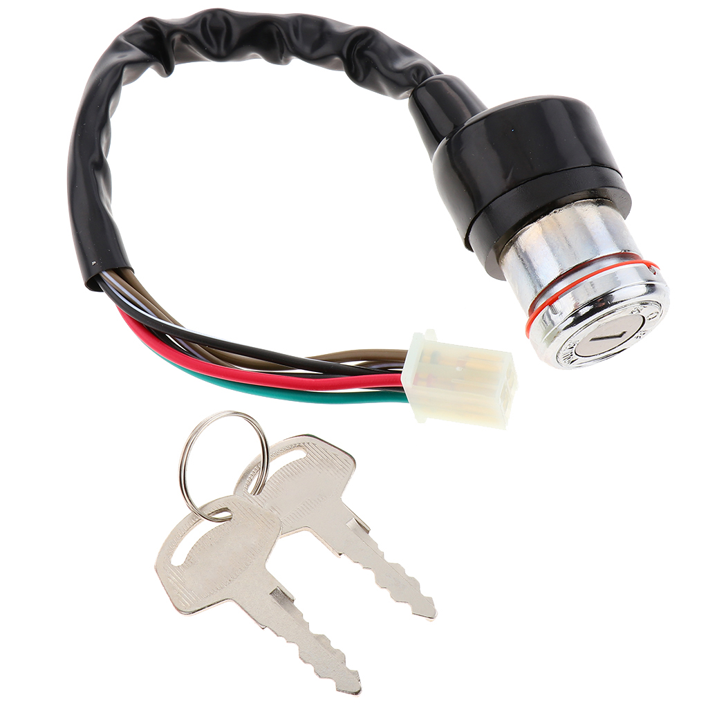 Black Metal Electric Ignition Key Switch for Suzuki GN 125 Scooter