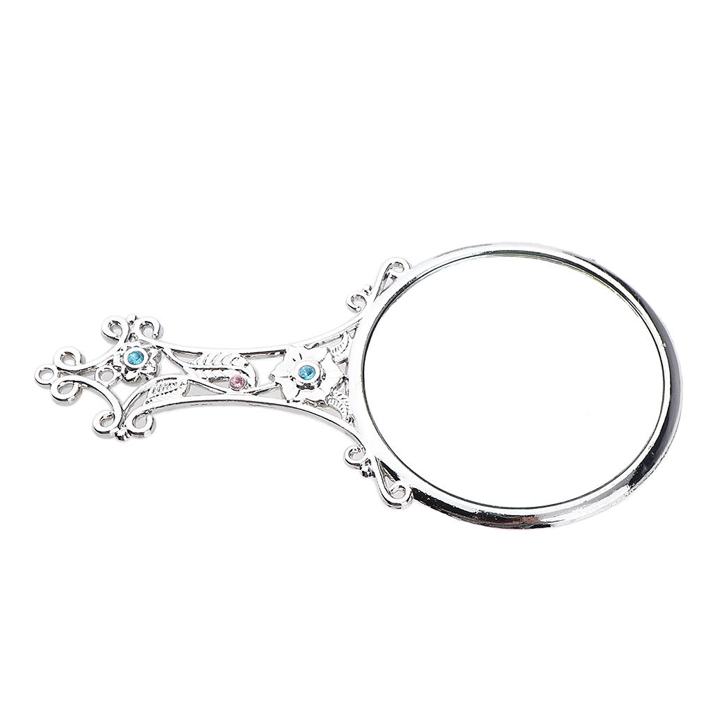 Personalised Portable Antique Pocket-Size Hand Mirror Makeup Beauty Cosmetic
