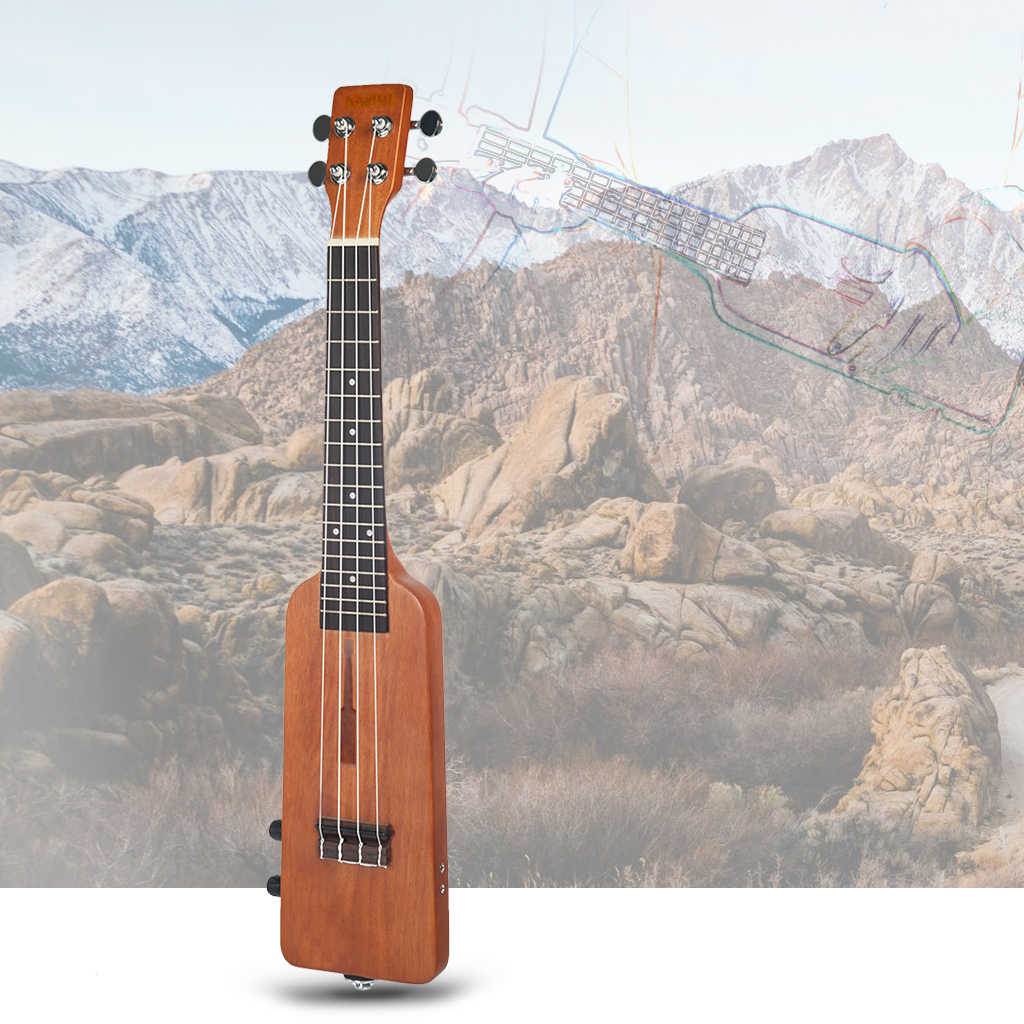 Electric Ukulele Ukulele Musical Instruments For Beginners Carving Wooden