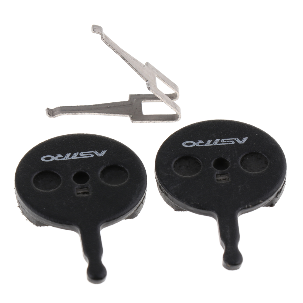 Bicycle Bike Disc Brake Pads with Resin Base and Metal Plate for MTB BMX Bikes