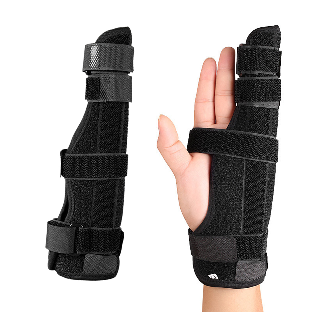 Two Finger Splint Joint Fix Support Breathable Broken Fingers Arthritis Cast Broken Fingers Injuries Relief Fix Injury Aid Tool
