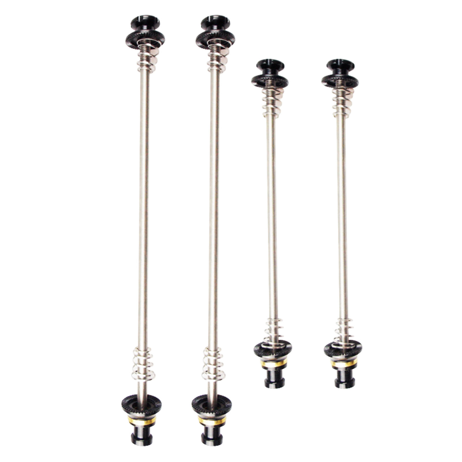 2Pcs Bike Axle Quick Release Skewer Front Rear Bicycle Axle Wheel Hub Fit for Road Bike, Mountain Bike, MTB, BMX