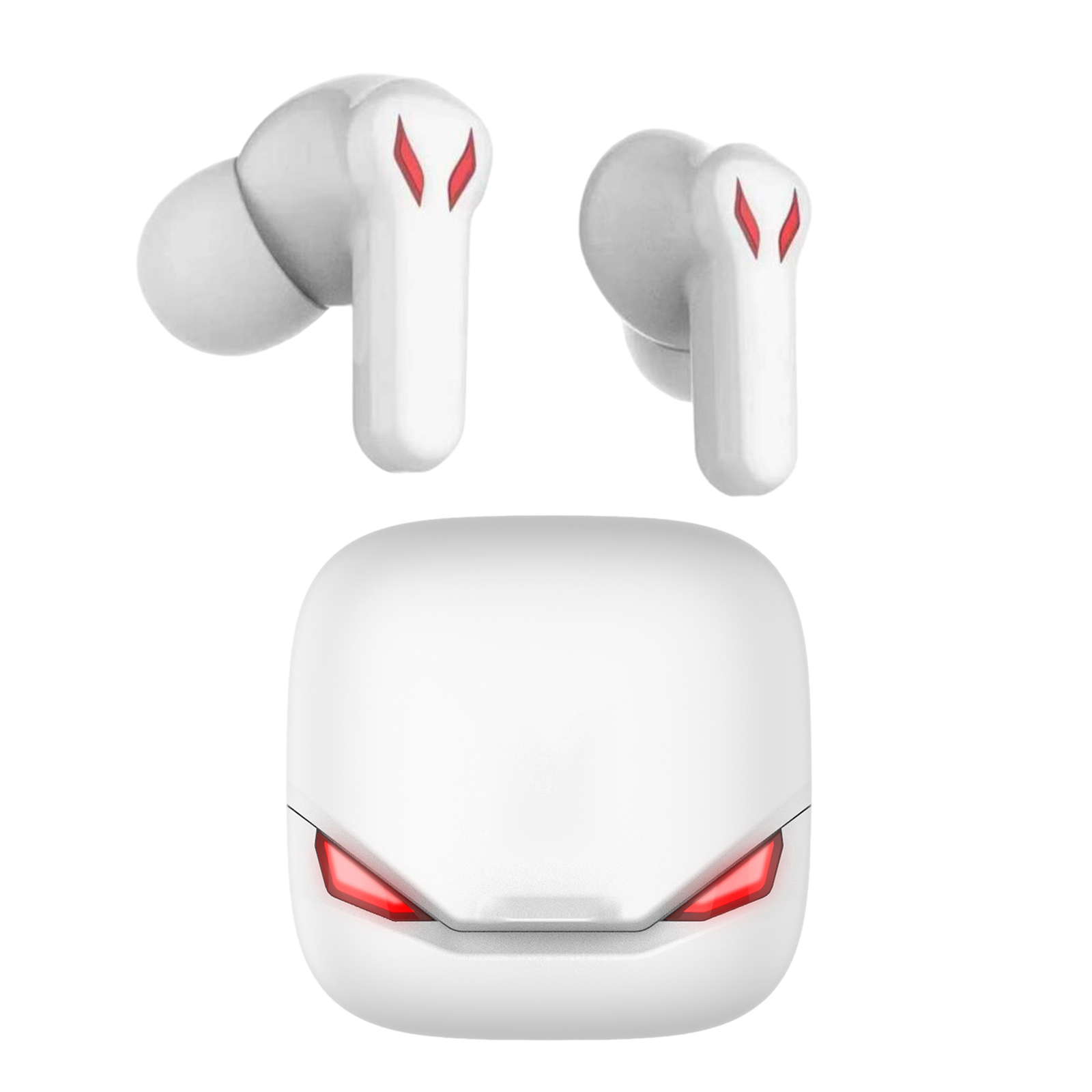 Bluetooth 5.0 Wireless Earbuds 360° Surround Stereo Sound Ultra-Low Latency Built-in Mic Power Bank Earphone for Music