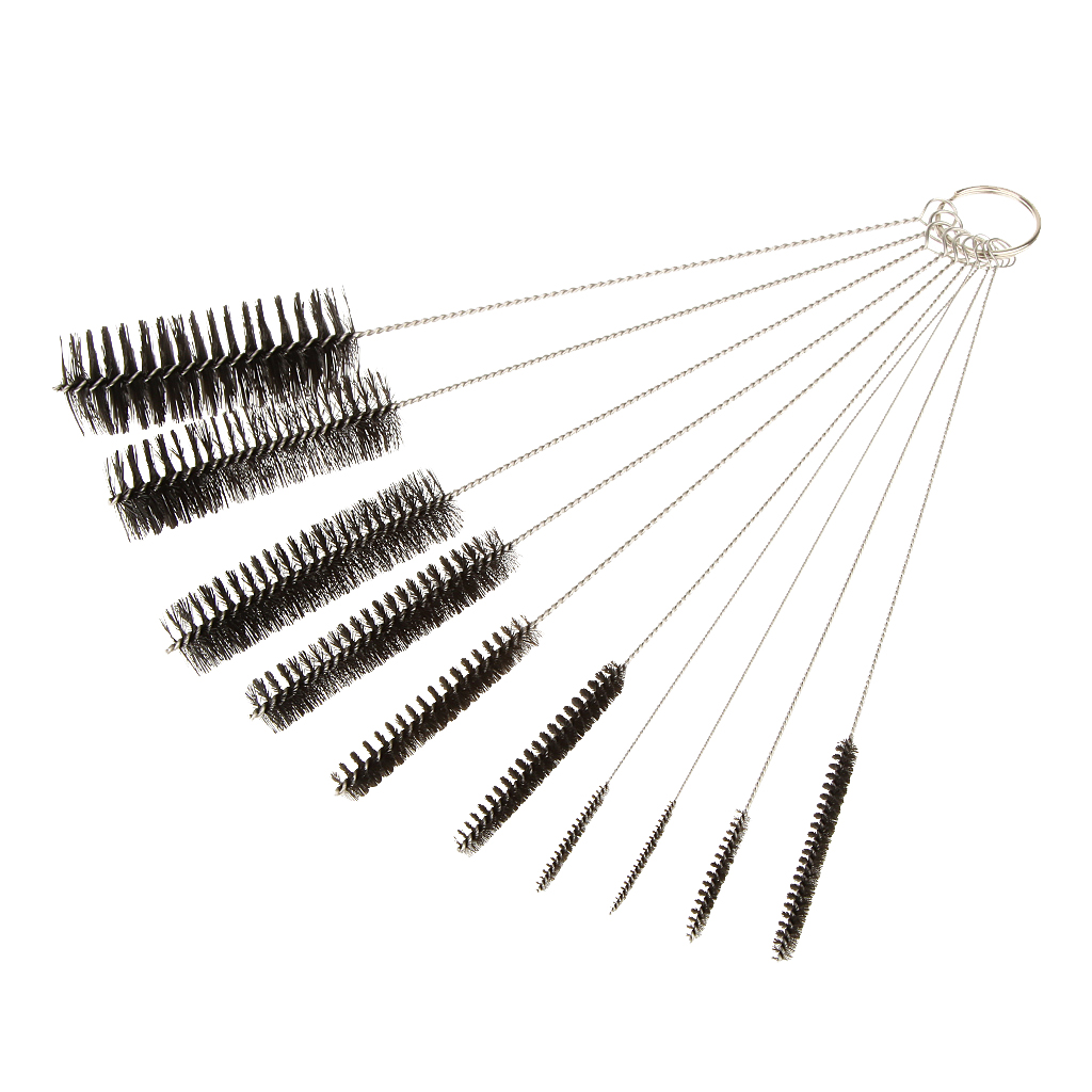 Multifunction 10pcs Cleaner Spray Nozzle Tattoo Cleaning Brush
