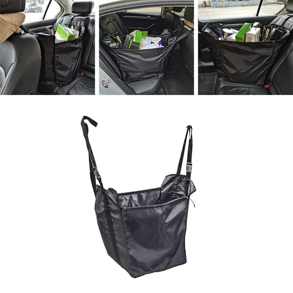Foldable Oxford Cloth Car Storage Bag Portable Automobile Organizer Outdoor Travel