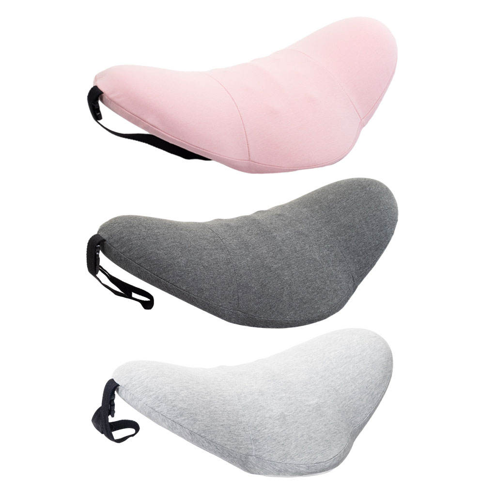 Lumbar Pillow Webbing with Buckle with 8 Massage Points Washable Back Support Protect Pad for Car Seat Bed Rest Sleeping
