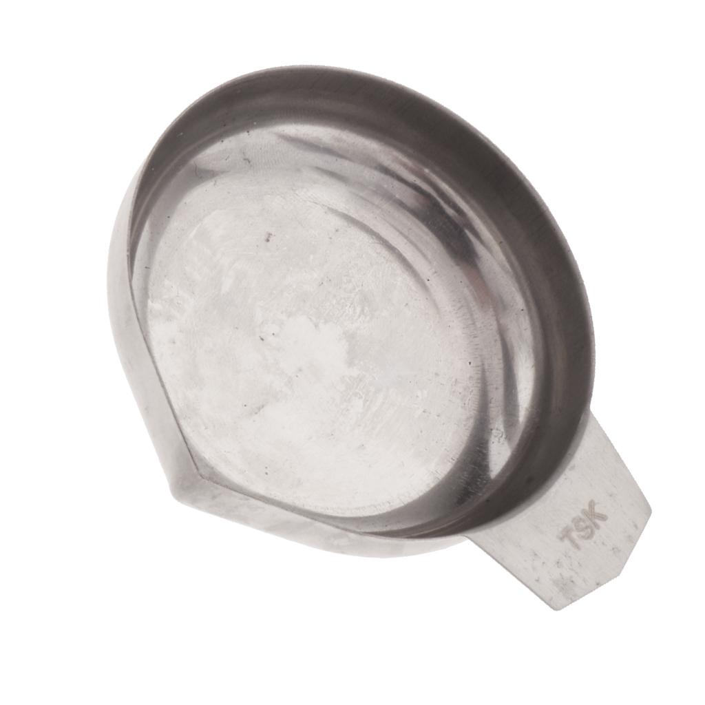 Stainless Steel Gem Stone Dish Jewelry Scale Pan Bowl Tray Jewelers Tool