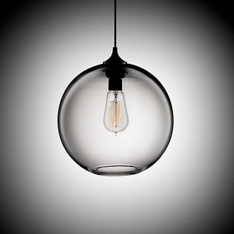 lampe led suspendue en verre au design luminaire décoratif idéal pour un une une salle manger ou un hôtel