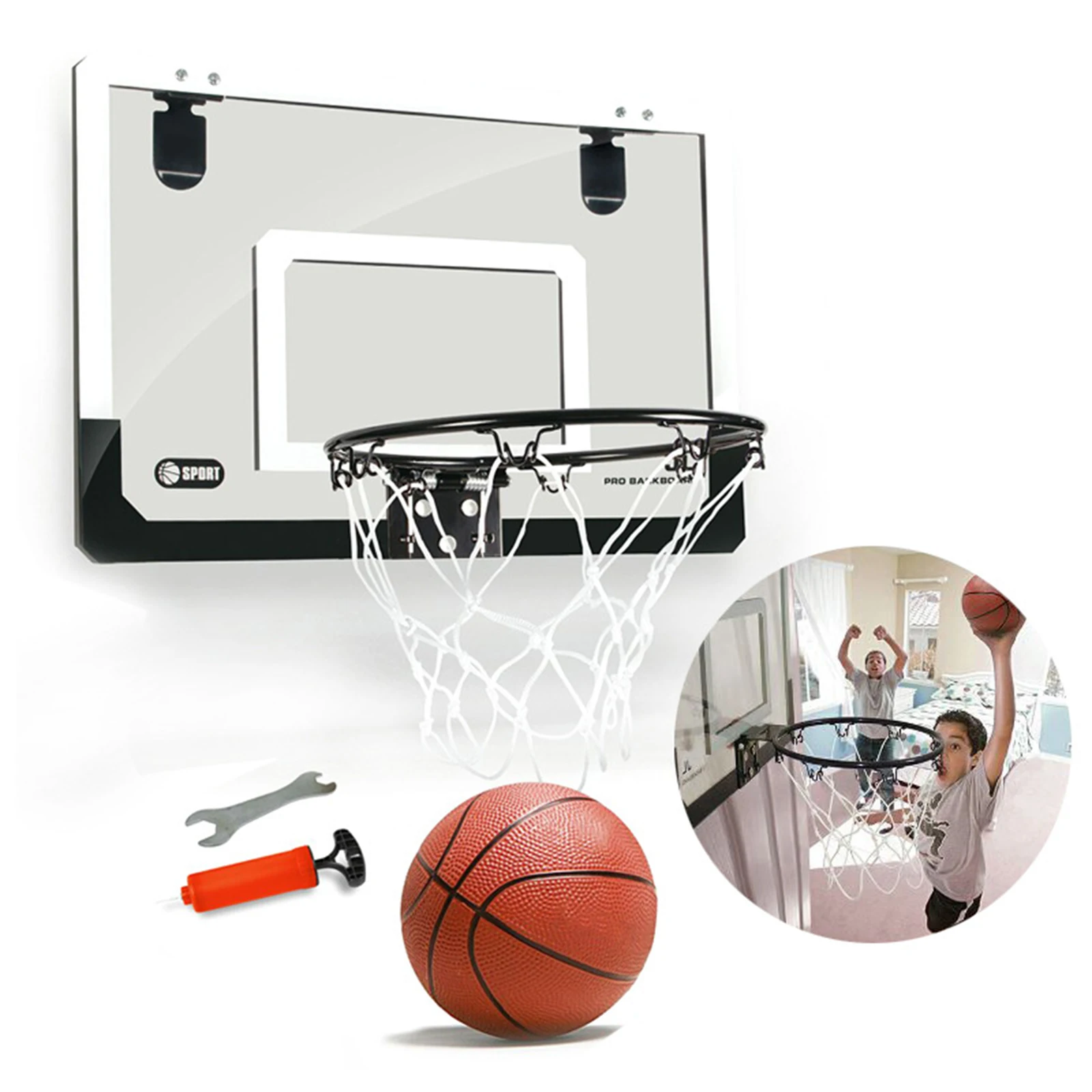 Mini Basketball Hoop Accessories Toys Home Fans Sports Activities Toy Gift