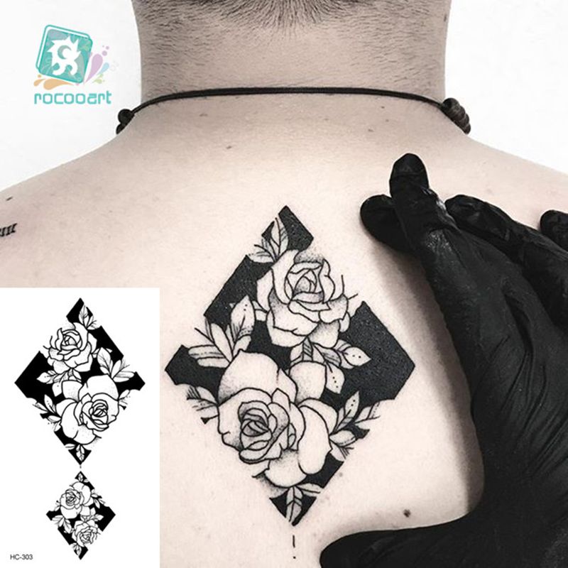 Best of 1 PC Geometric Planet Fashion Women Temporary Tattoo Sticker Water Transfer Tattoo Minimalist Small Sun Moon Design Fake Tattoo Reviews & Tips - Image 5