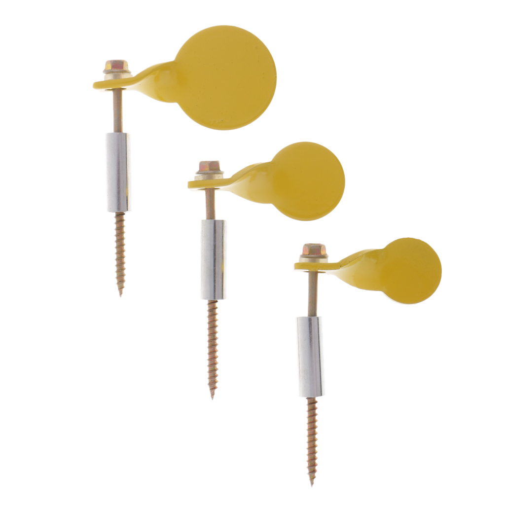 3pcs Metal Shooting Target Spinner Plinking Target for Practice, 3 Sizes