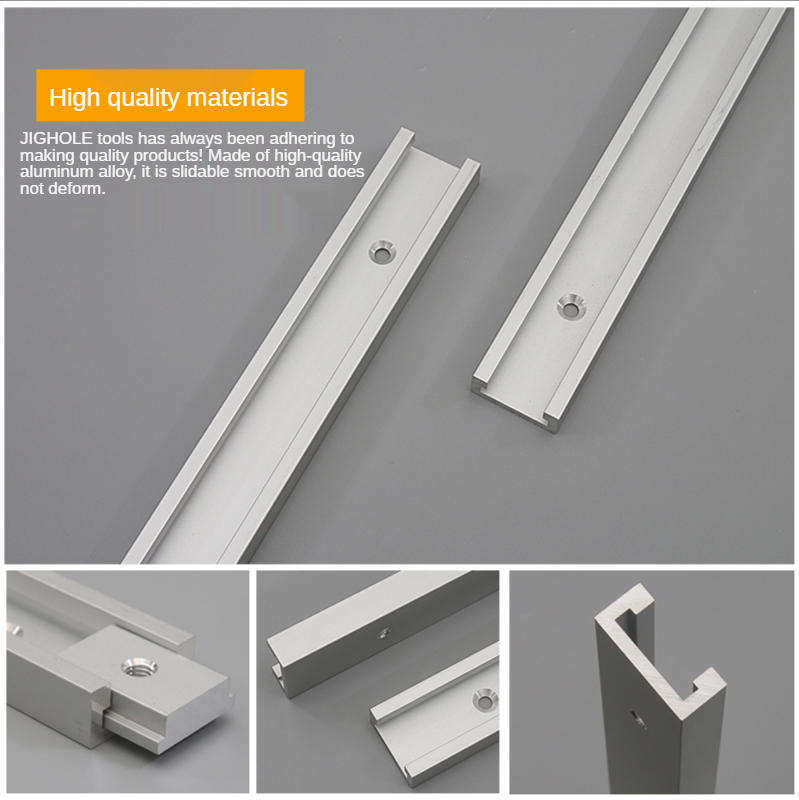 1 Set Aluminium Legierung T-tracks Slot Gehrung Track und Gehrung Bar Slider Tabelle Sah Gehrung Gauge Stange Holzbearbeitung werkzeuge Werkbank DIY – Detail 2