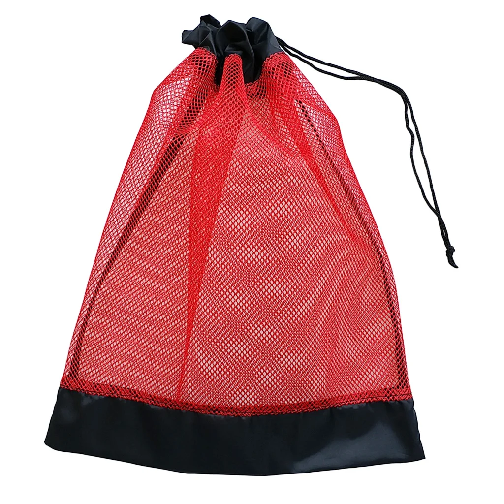 Compact Mesh Drawstring Bag for SCUBA Diving Snorkeling Gear Swim   Mask