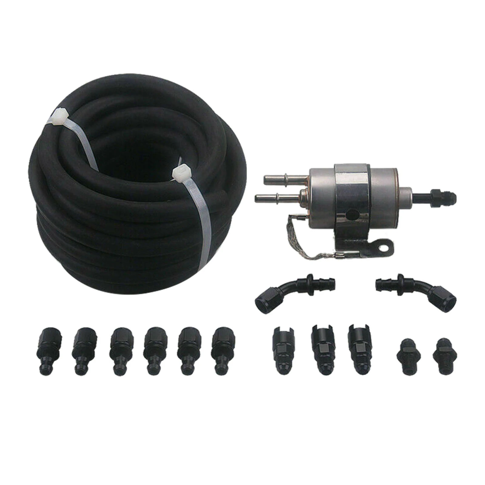 7.5m Fuel Injection Line Adapter Pressure Regulator Fuel Filter Set Direct Replaces for LS