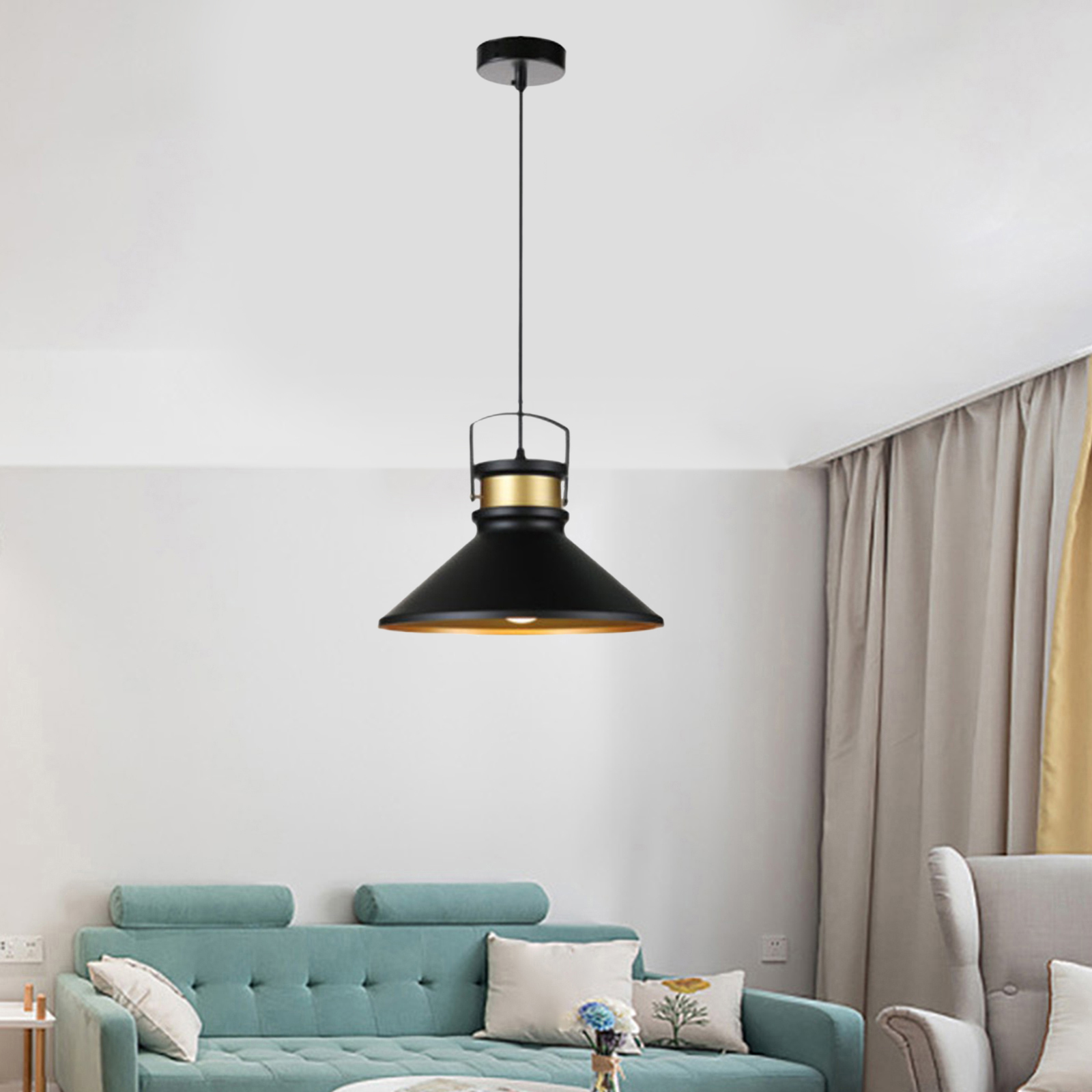 Industrial Style Lampshade Metal Light Shade Art Lighting Fixture Cover Home