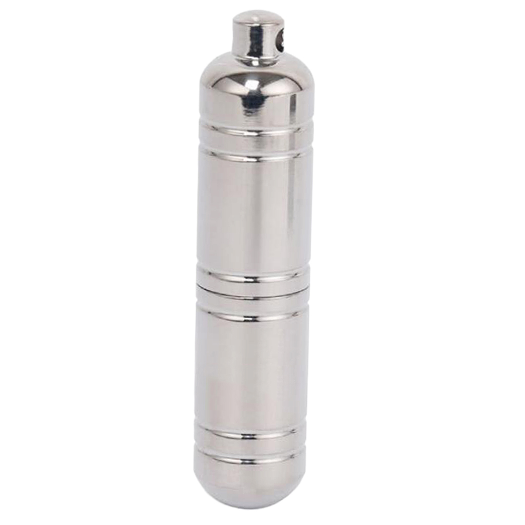 Mini Pill Case Keychain Holder Waterproof Medicine Container Drug Organizer