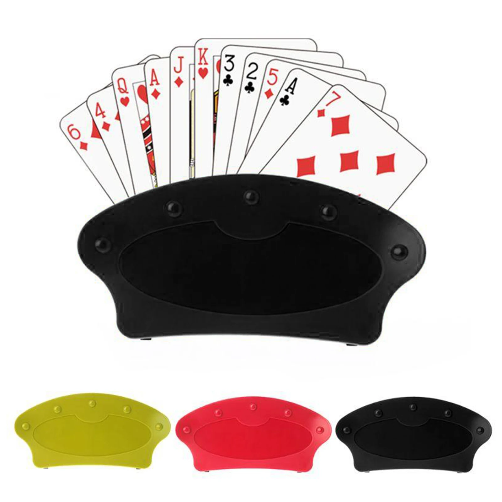 Hands Free Plastic Playing Card Holders Stand Clip bridge card Poker Seat