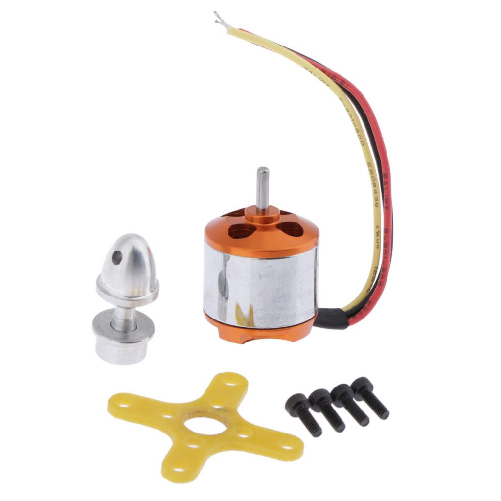 A1510 2200kv Brushless Outrunner Motor 13T for RC Aircraft KK Quadcopter Racing Drone