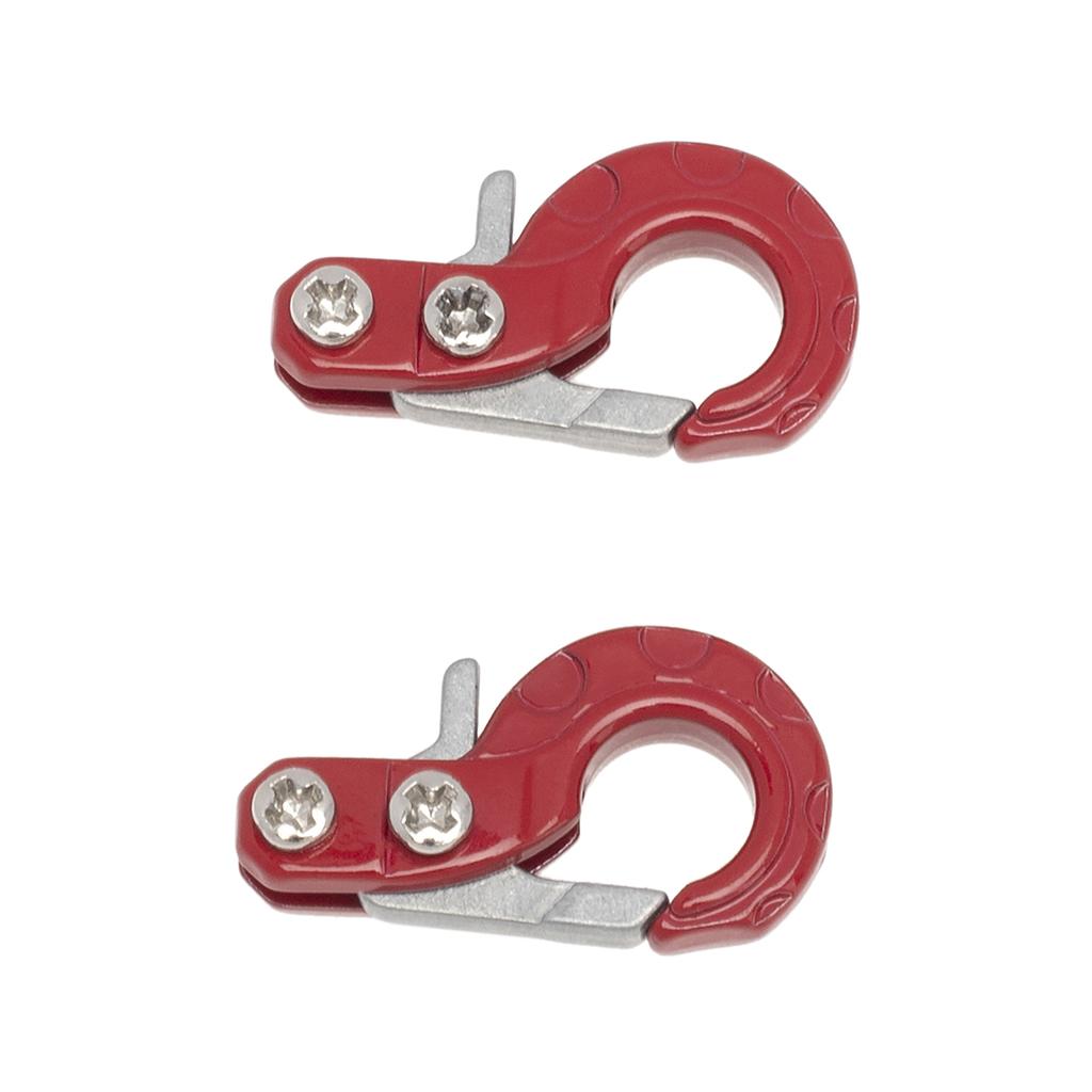2x Metal Trailer Hook Winch Hook Replacements for Axial SCX10 cc01 Model Buggy DIY Accessories Parts
