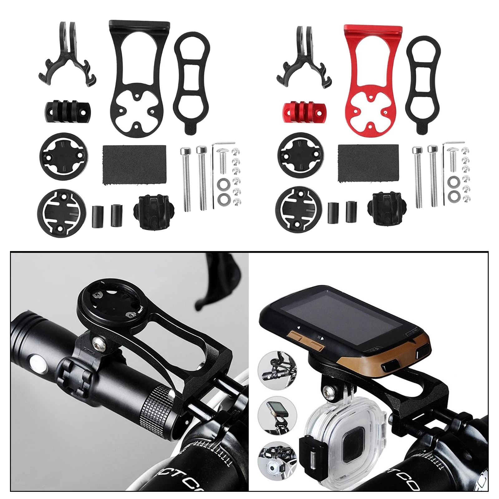 Cycling Bicycle Stem Handlebar Computer Mount GPS Bracket Fit for 