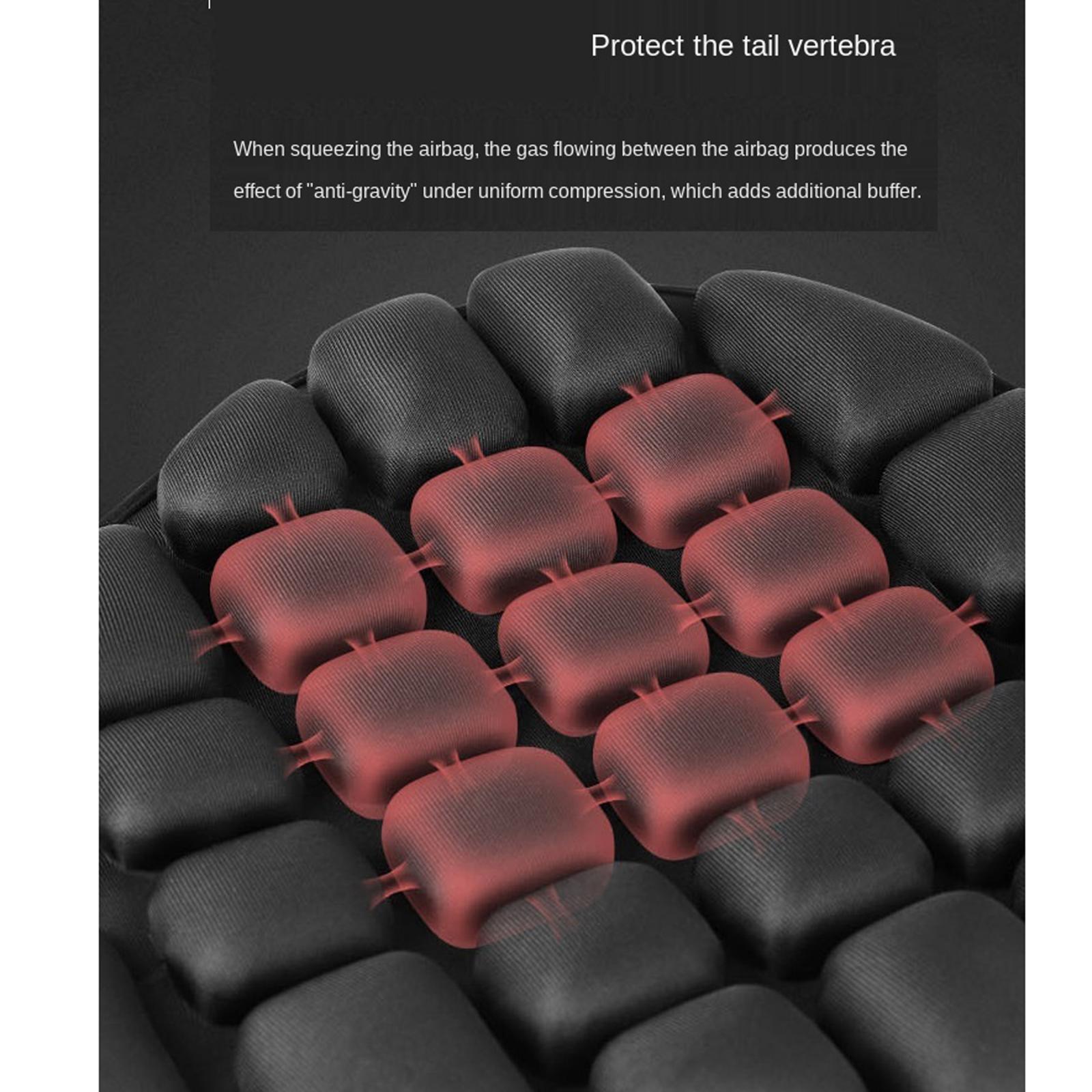 Motorcycle Pad Shockproof Breathable Air Seat Cushion TPU 3D Motorcycle Cushion Sun-proof Breathable Seat Pad Car Accessories