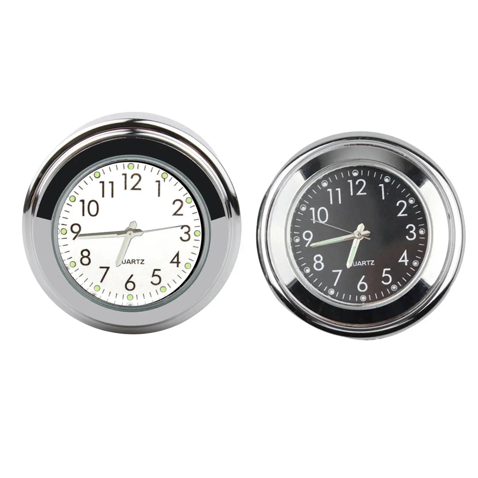 Motorcycle Handlebar Mount Clock Dial Clock Watch for Yacht Buggy Anti-Dust