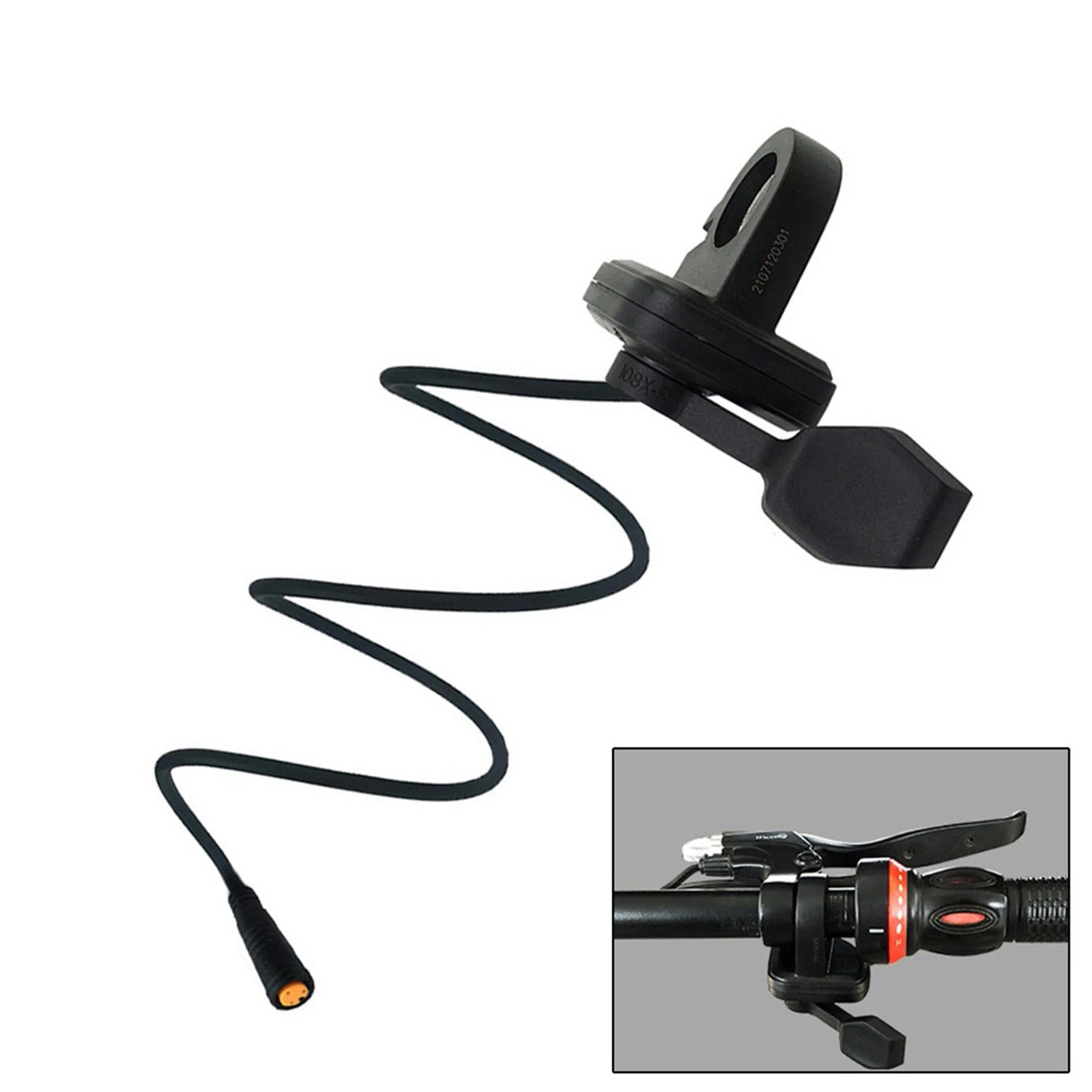 Electric Bike Right Finger Thumb Throttle Control 12-72V for Electric Bike Bicycle Speed Switch Kit