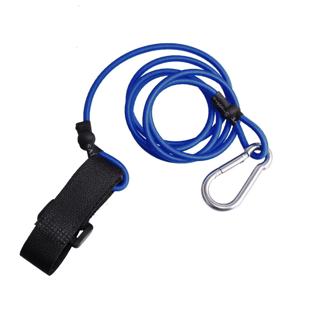 Elastic Kayak Canoe Safety Leash Fishing Rod Lanyard Paddle Leash for Kayaking Canoeing Rafting Inflatable Boat Accessories