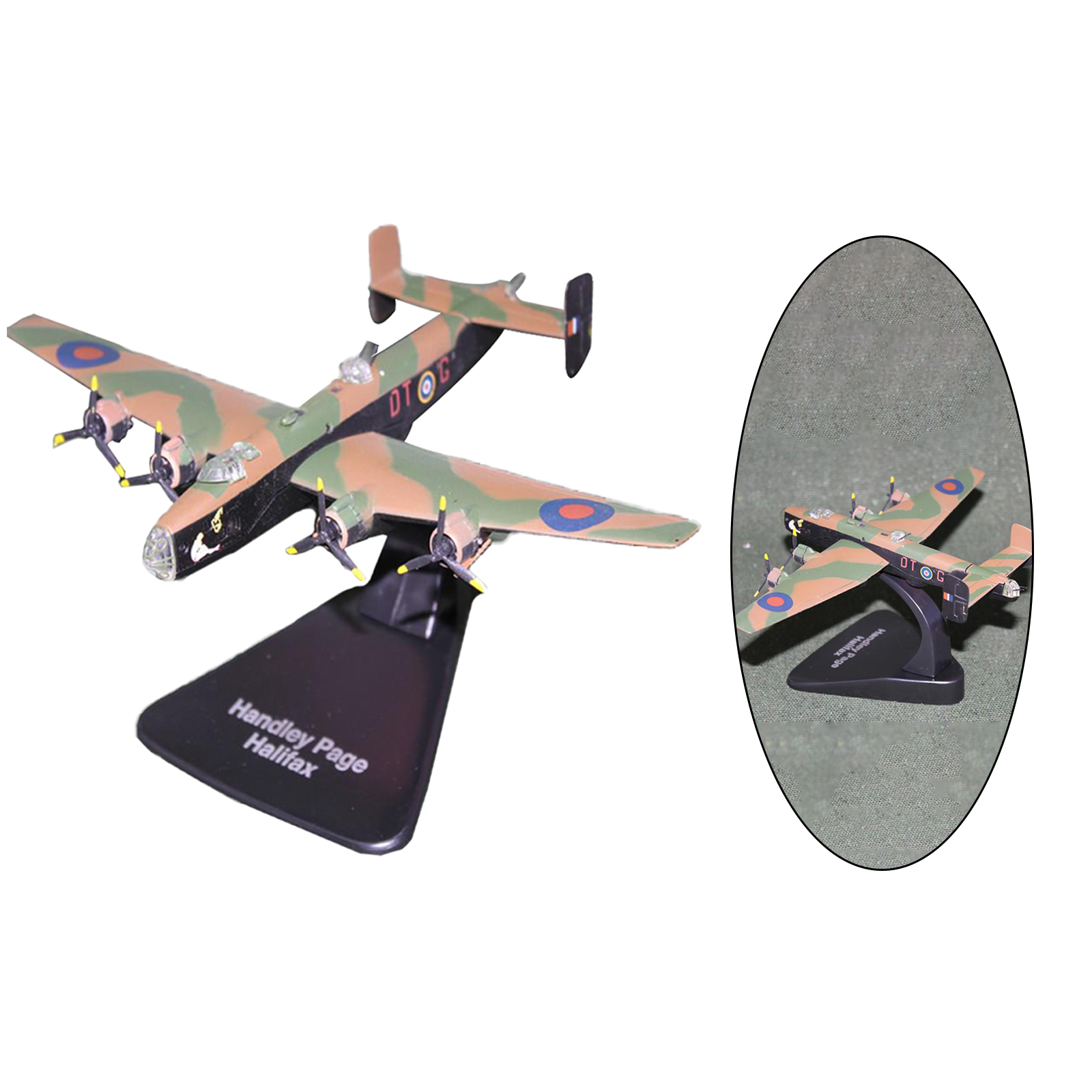 1/144 Handley Page Halifax Airplane Model Fighter for Boys Toys Decorations