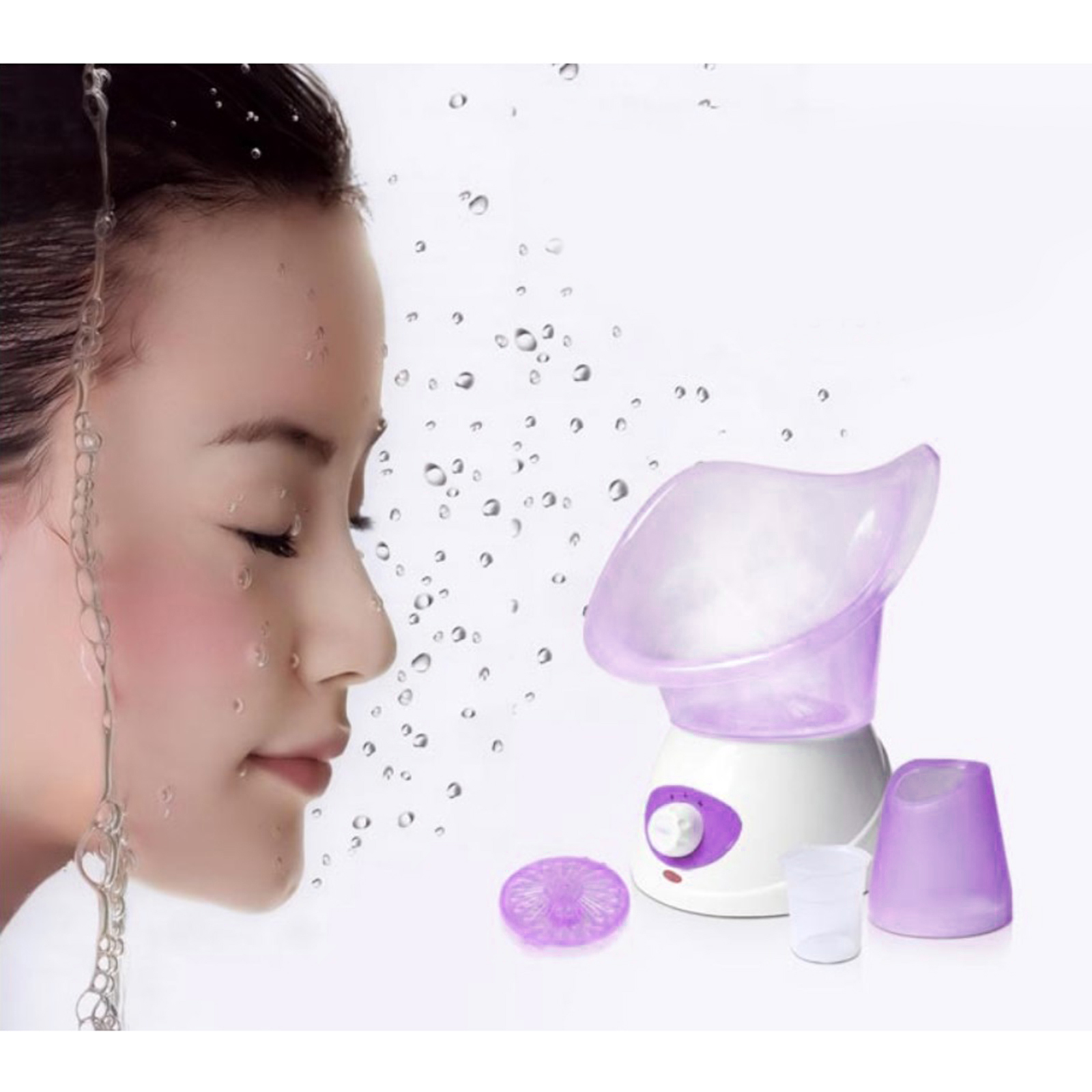 Beauty Face Steaming Device Facial Steamer Deep Cleaning Facial Cleaner Machine Atomizer EU Plug