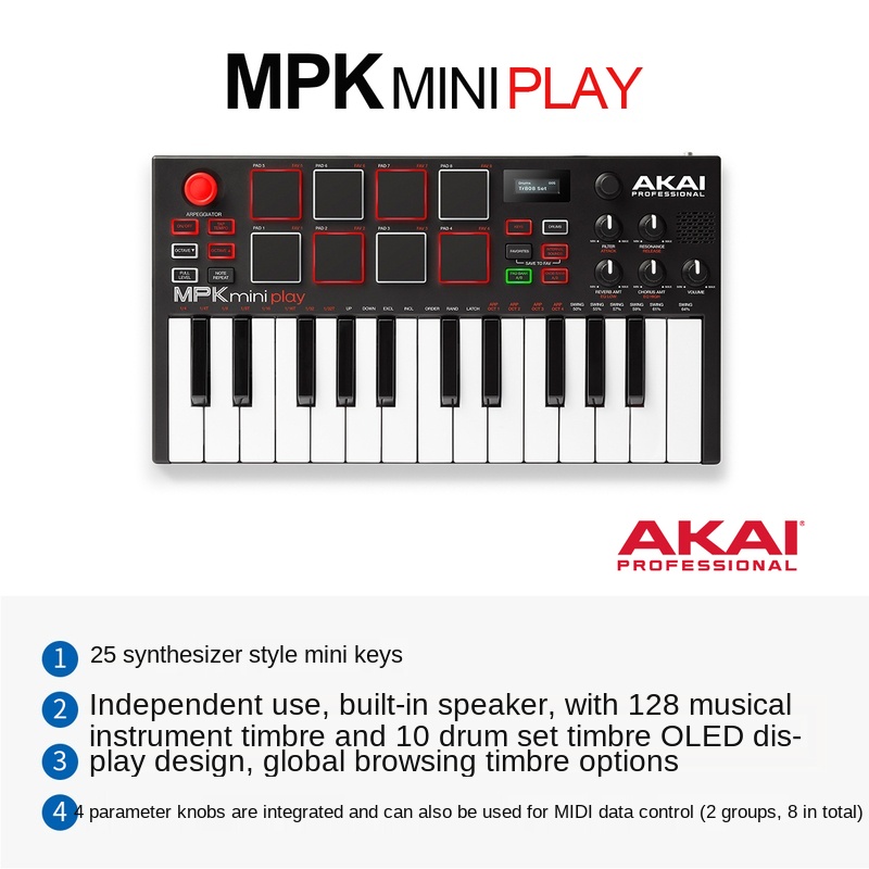 akai mpk mini jb music