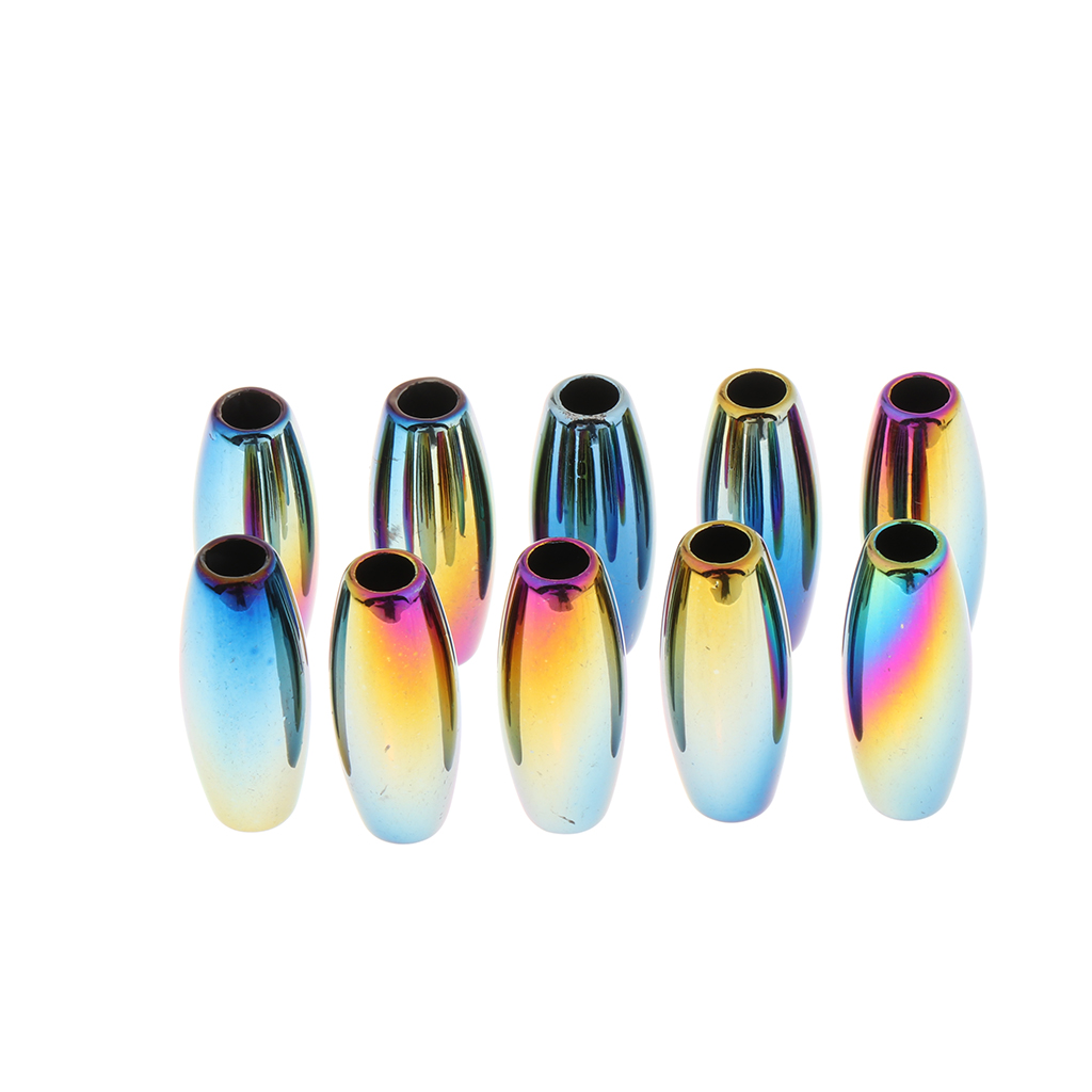10pcs Neon Hair Decor Extension Braids Cuff Dreadlocks Beads Rings Clips Set