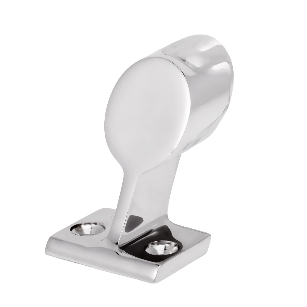 316 Stainless Steel Marine Boat Deck Forward Stanchion 60 Deg Hand Rail Fittings