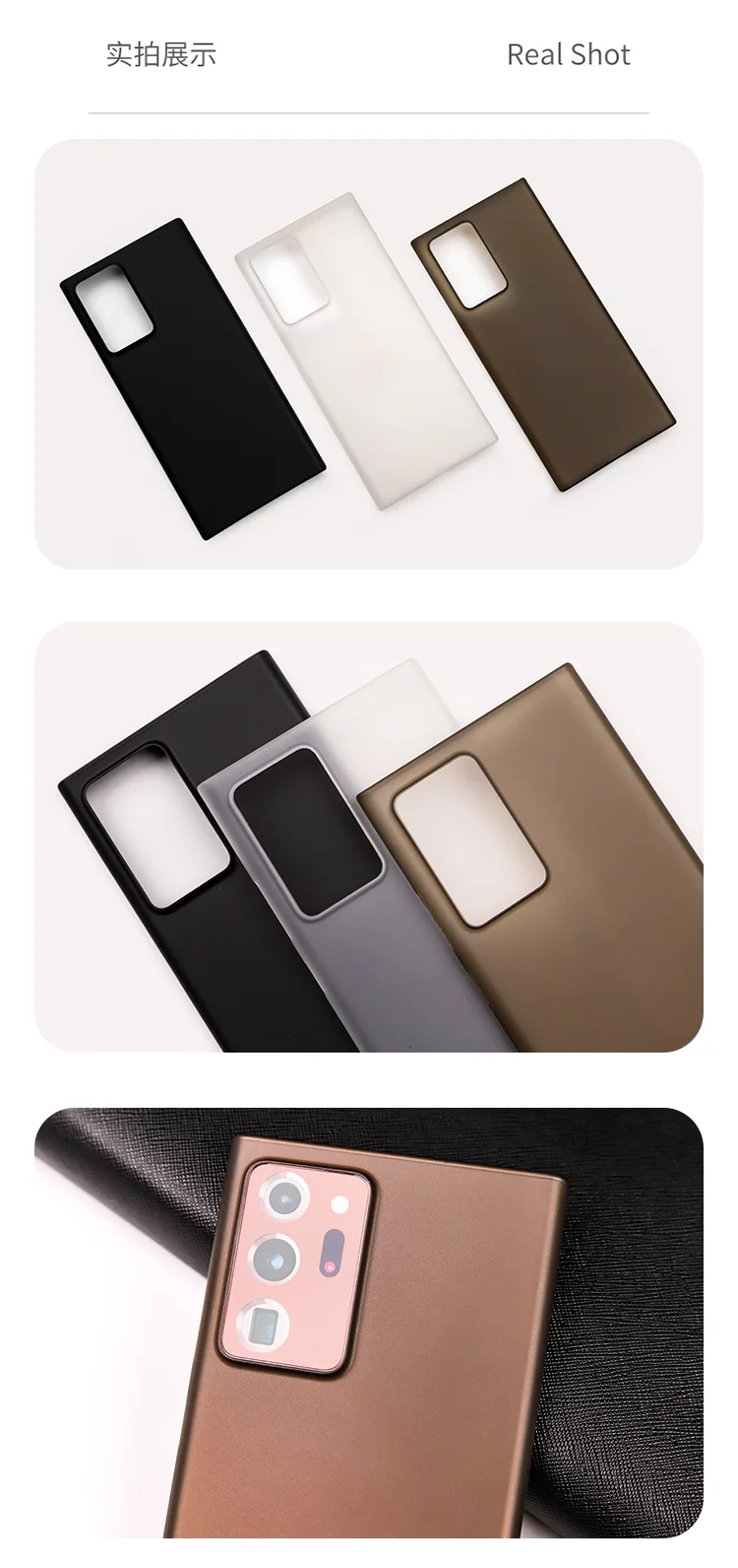 Ultra Thin Matte PP Case For SAMSUNG note 20 ultra Full Cover Hard PC Shockproof Case for SAMSUNG note20 kawaii samsung phone cases