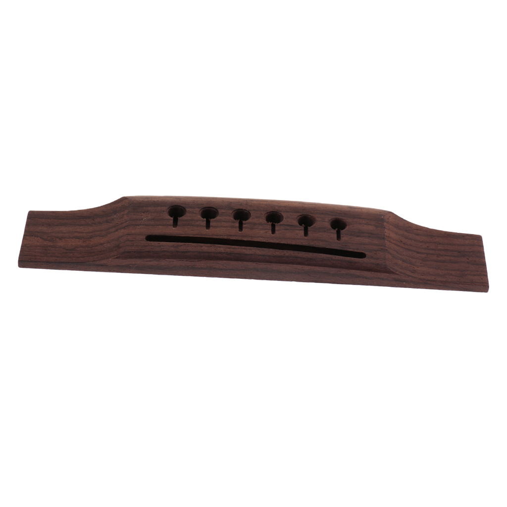Rosewood Practical Guitar Bridge Brown for Left-Handed 6 String Acoustic Guitar Accessories
