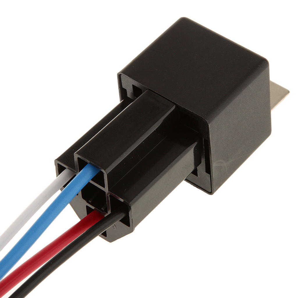 5x Car 40A AMP 12V Relay Kit For Fan Fuel Pump Light 4Pin 5Wire SPST