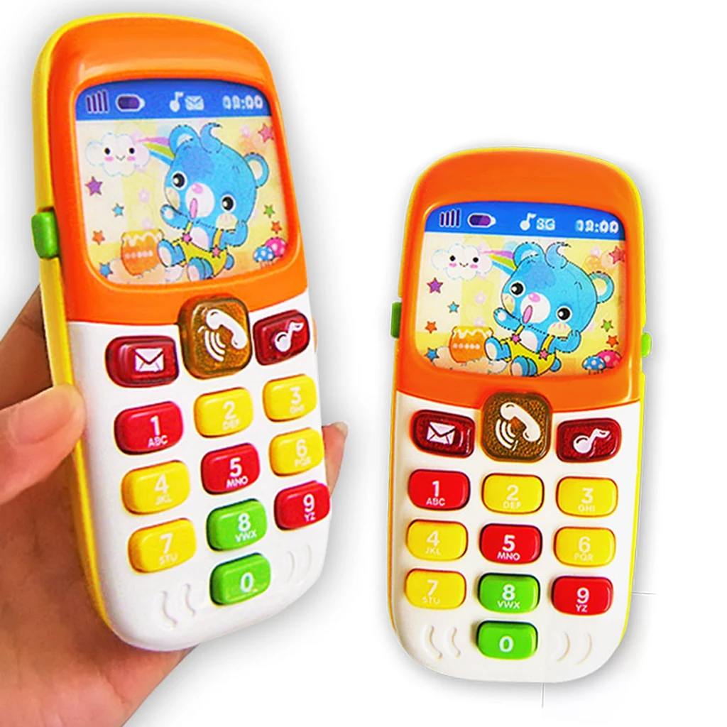 Electronic Toy Phone For Baby Mobile  Learning Music Machine Toys