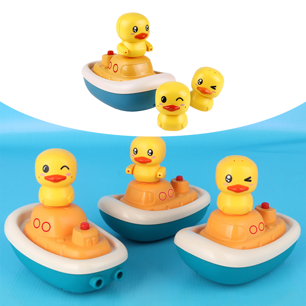 Baby Cute Bath Toy Duck Baby Bathtub Water Pump Shower Toys Bathroom Birthday Gifts Toddlers