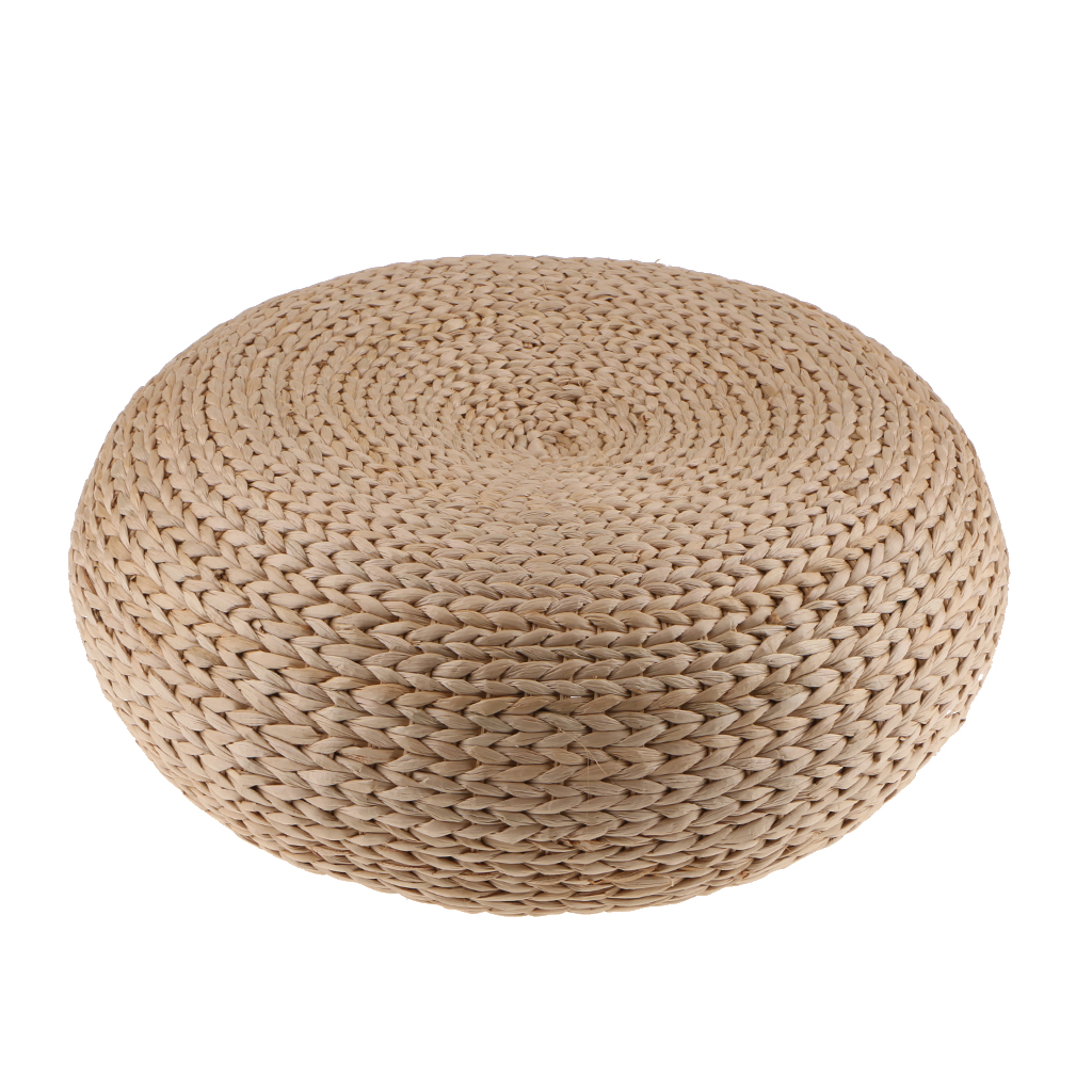 Japanese Style Handmade Straw Woven Seat Cushion Tatami Dia. 40cm (15.75')