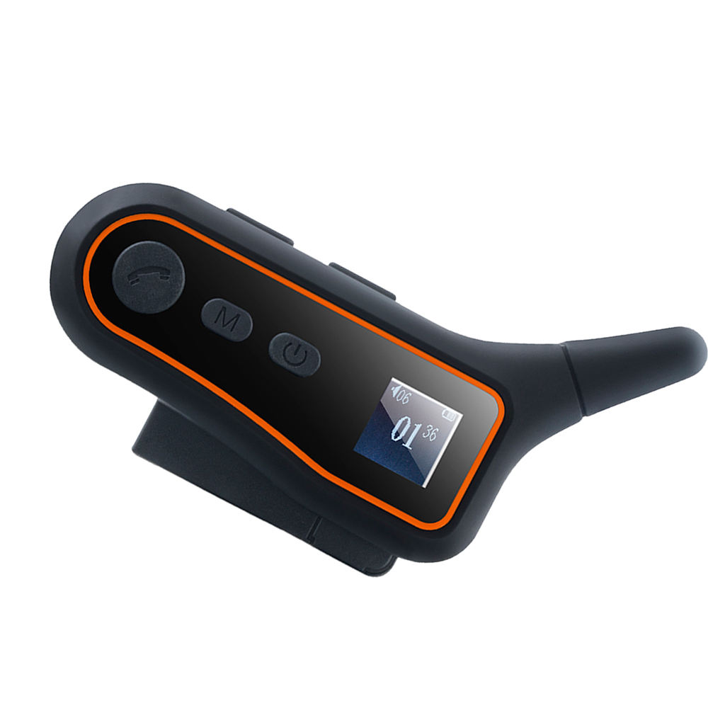 Motorcycle Helmet Bluetooth Headset Intercom 6 Riders 3000M Wireless Intercomunicador BT Interphone Fits For Open Face Helmet