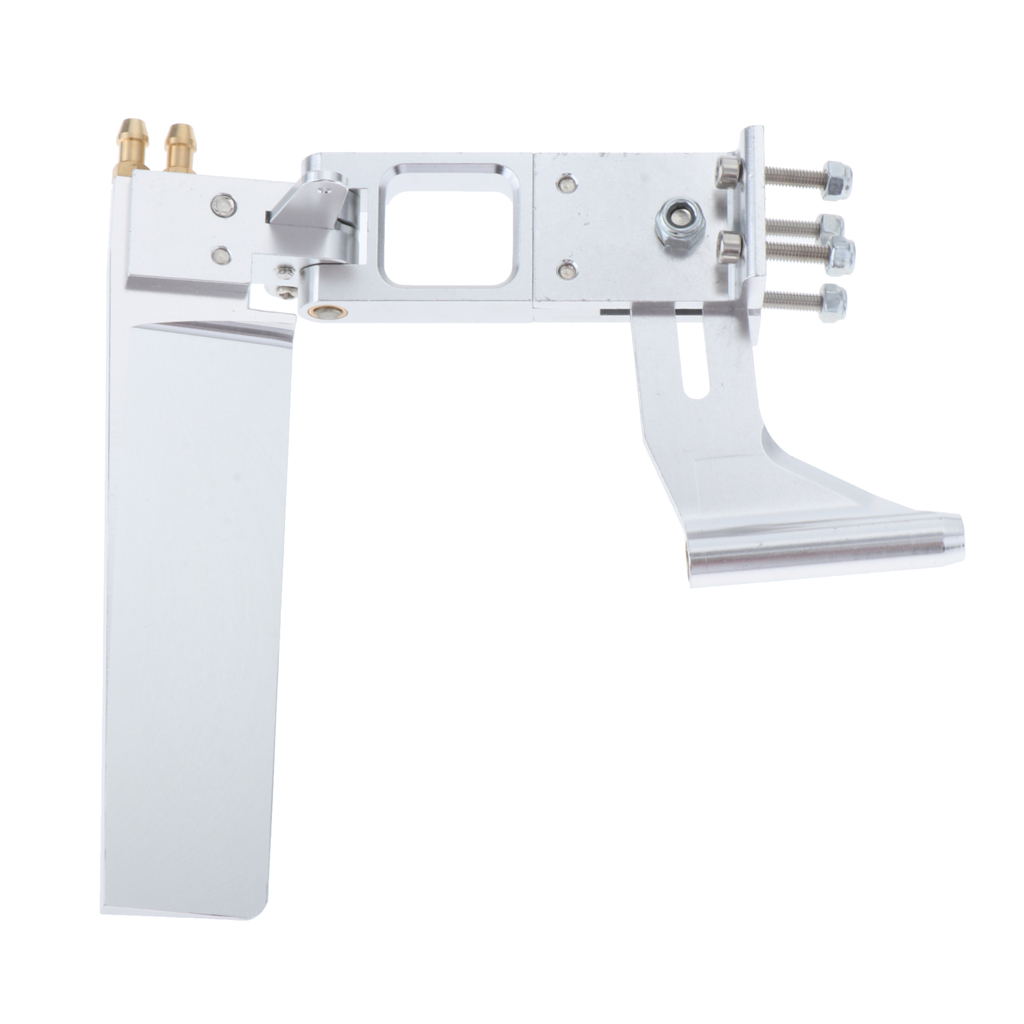 RC Rudder Water Absorbing Steering Rudder With Suction Device for RC Boat, Aluminum Alloy