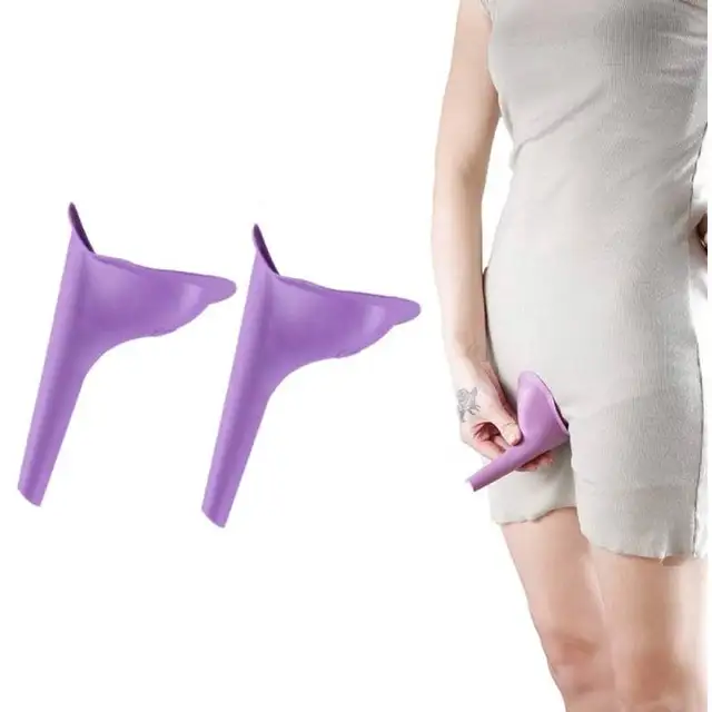 Silicone Pee Funnel For Women Standing Piss Female Urinal For