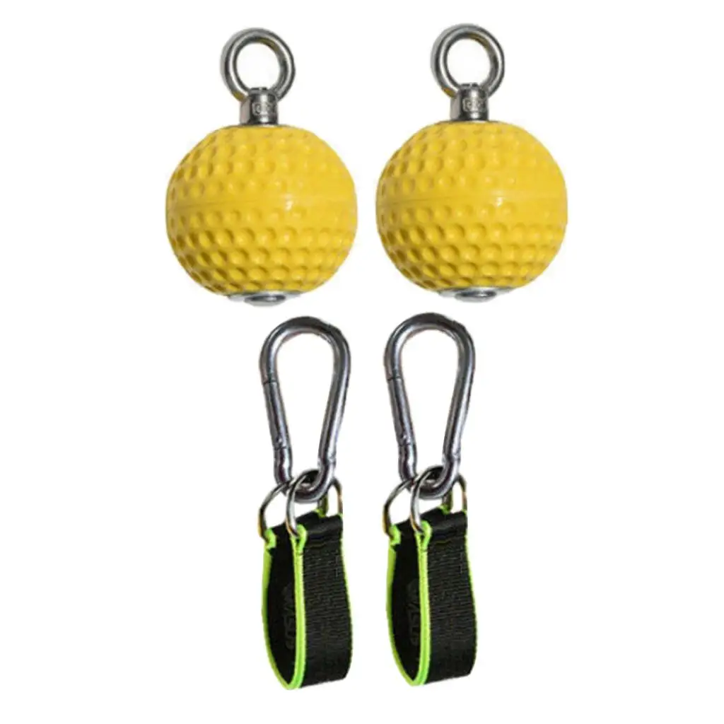 High Quality Anti-Slip Pull-up Grip Ball 9.7cm Arm Back Muscles Climbing Rock Hold Trainer Fitness Equipments Gear