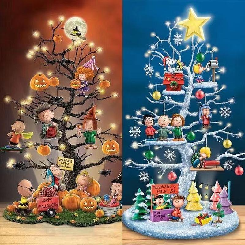 Halloween Decorations Christmas Tree Pumpkin Lights Bats Christmas Decorations Paper Decorations Home Decorations Navidad · v2