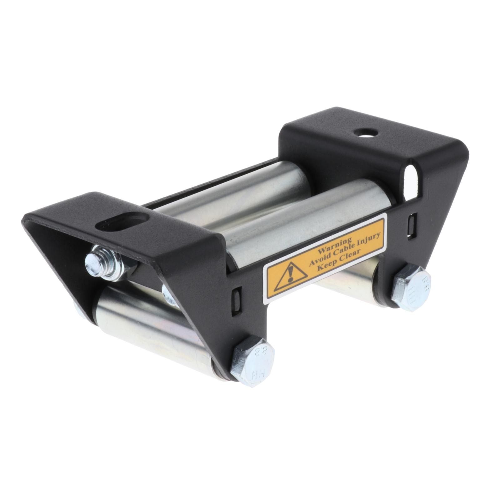 Universal ATV Winch Roller Fairlead Winch Roller Rope Guide Galvanized for ATV Winches Alloy Truck Standard Mount Pattern