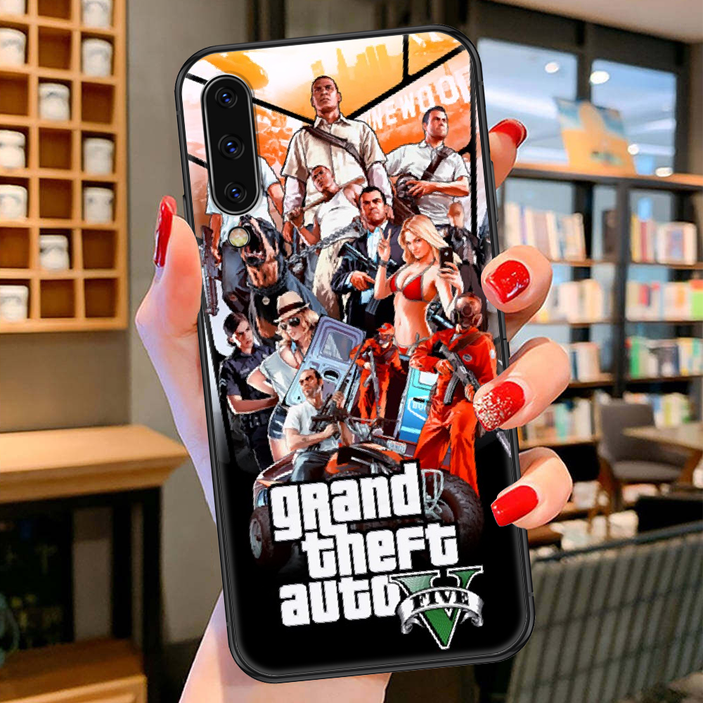 Grand Theft Auto GTA GTA5 чехол для телефона Samsung Galaxy A 3 5 7 8 10 20  21 30 40 50 51 70 71 E S 2016 2018 4G черный бампер из ТПУ | AliExpress