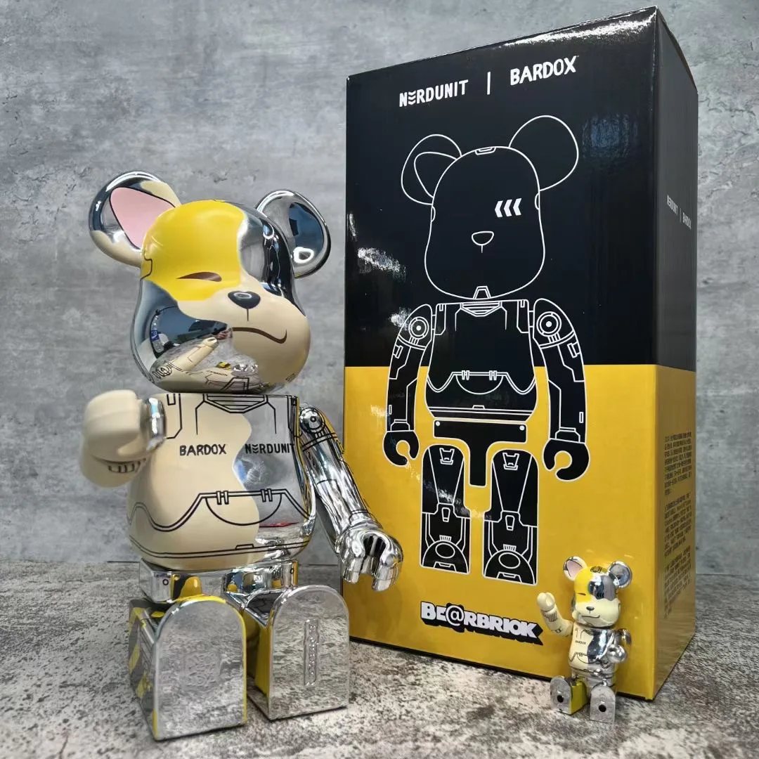 Bearbrickly 400% 28CM Bearbrick Toy 2G Dog Action Figure Collectible Art  Toy Gifts