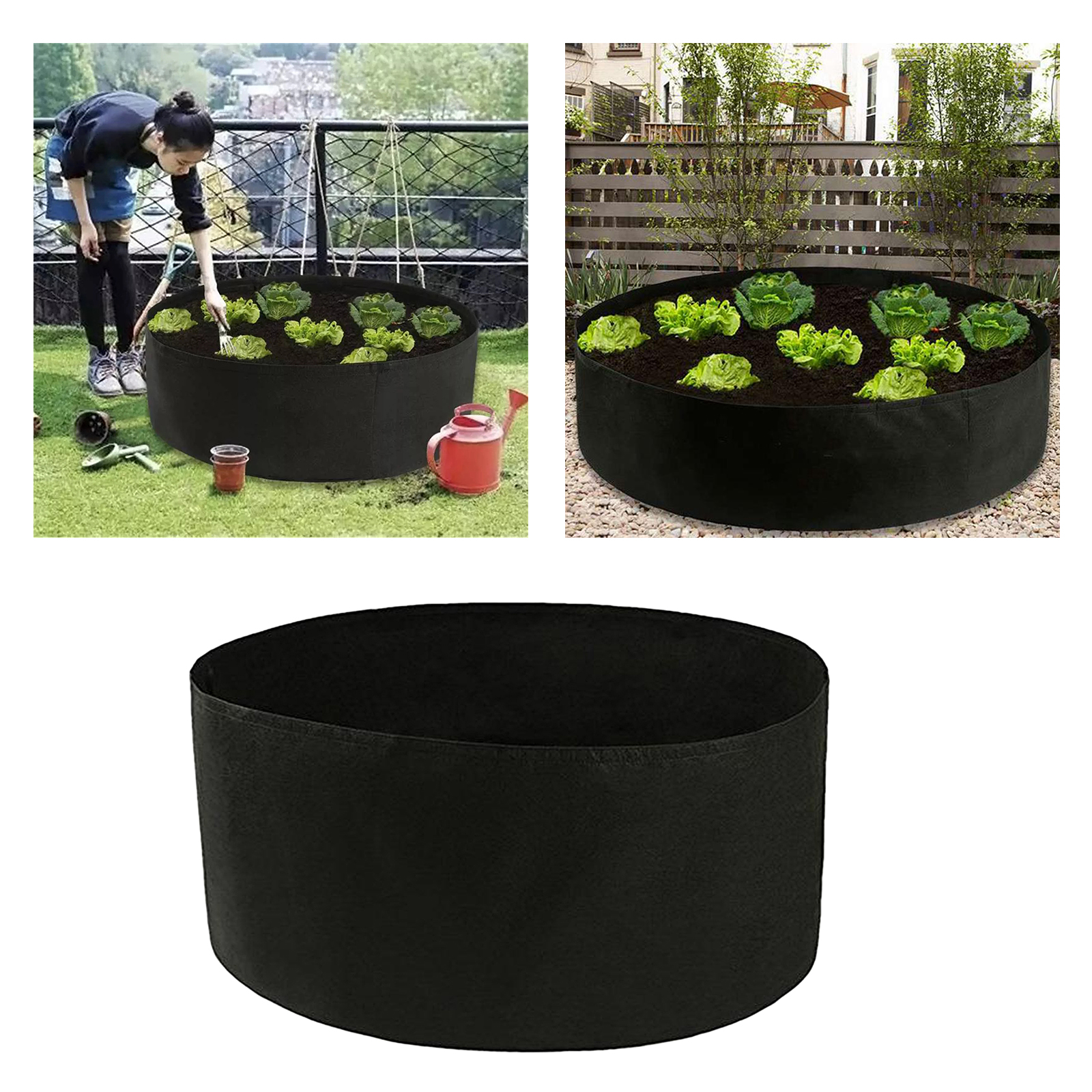 Plant Grow Bags Breathable Gardening Pots Planters Growing Bucket for Strawberry Potato Vegetable Holds Soil Garden Supplies